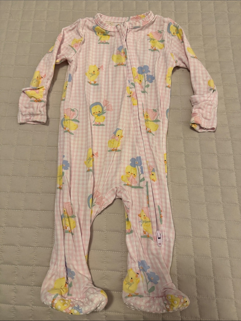Angel Dear size 0-3 months onesie with feet
